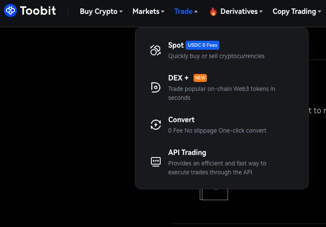 مقایسه بازار های معاملاتی صرافی توبیت - Spot,OTC,Futures