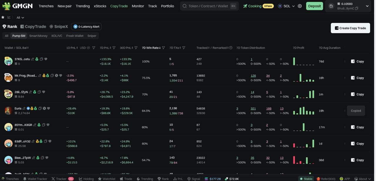 copytrading example