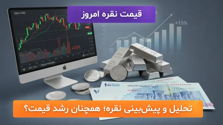 قیمت نقره امروز + تحلیل و پیش‌بینی نقره؛ همچنان رشد قیمت؟